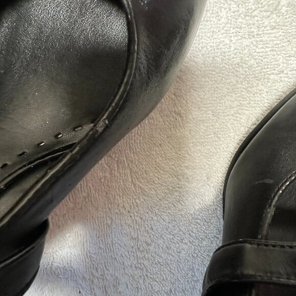 Gianni Bini black leather heels Size 10 NWOT - Picture 7 of 8